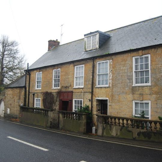 Chideock Court And Attached Stone Wall Along Main Street, Formerly Bridge Street