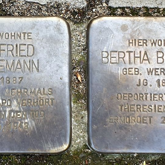 Stolperstein à la mémoire de Siegfried Heynemann