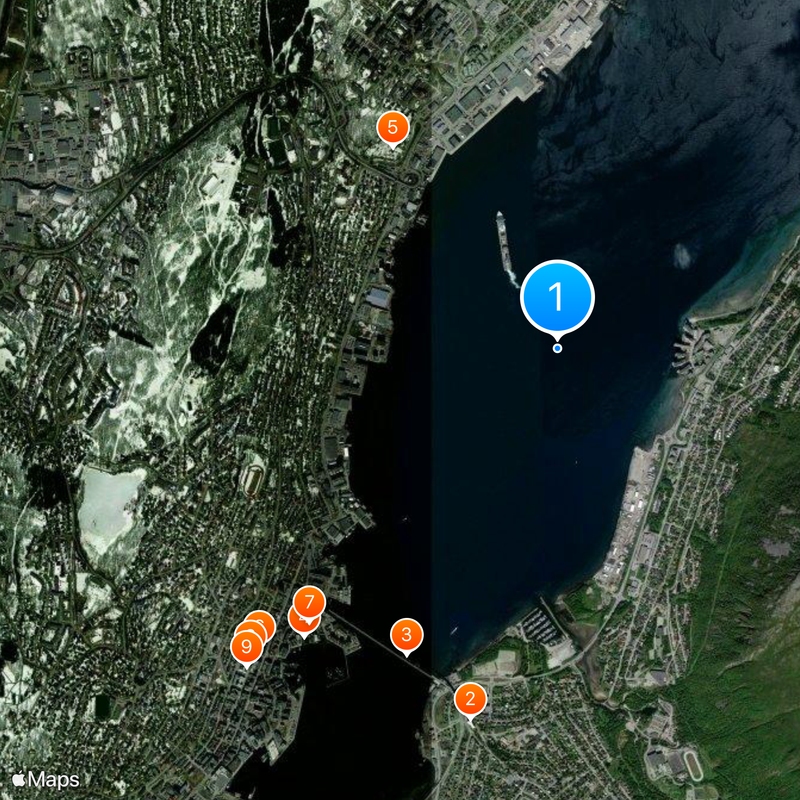 Northern Norway Map