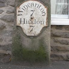 Milestone Adjacent To Milestone Cottage