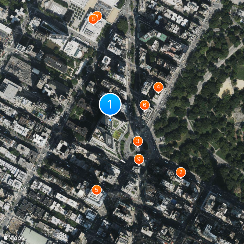 Deutsche Bank Center Map