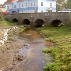 Road bridge over the Bezděkovský potok in Bělá nad Radbuzou