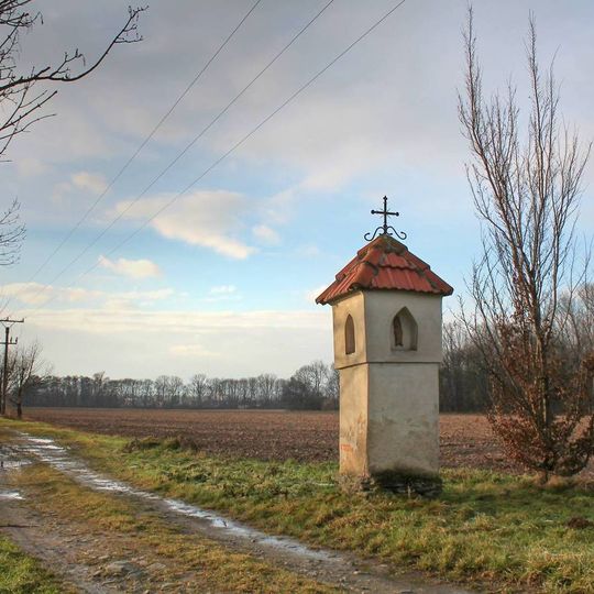 Boží muka u Bělkovic na rozcestí