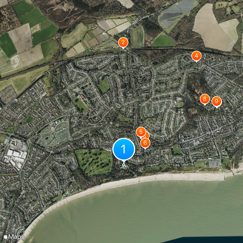 Highcliffe Castle Map