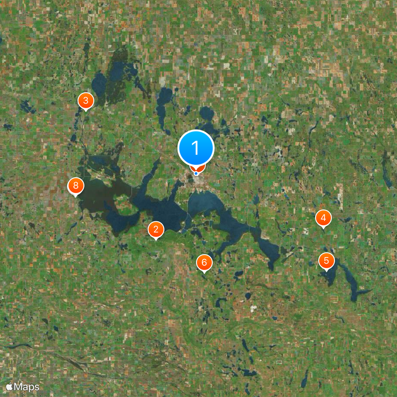 Devils Lake Map
