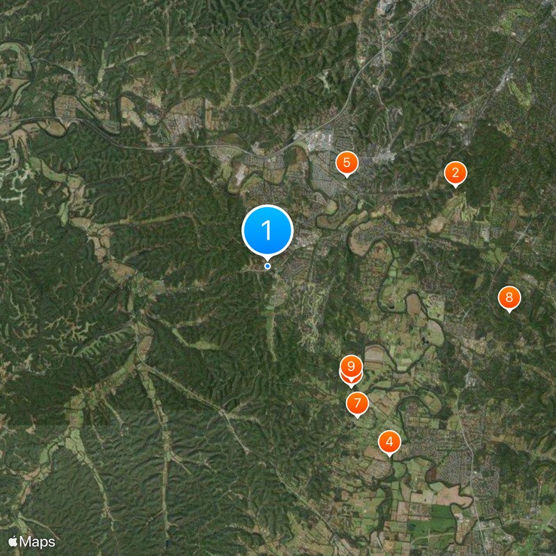 Loveless Cafe Map