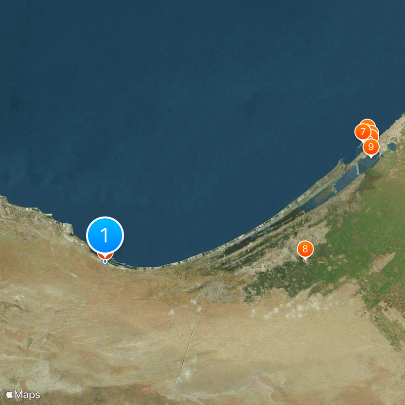Western Desert campaign Map