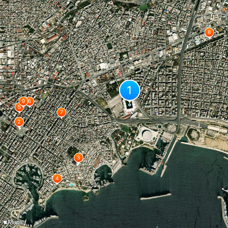 Karaiskakis Stadium Map