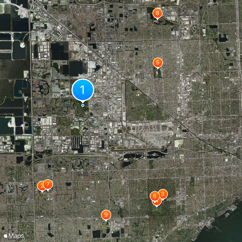 Trump National Doral Miami Map