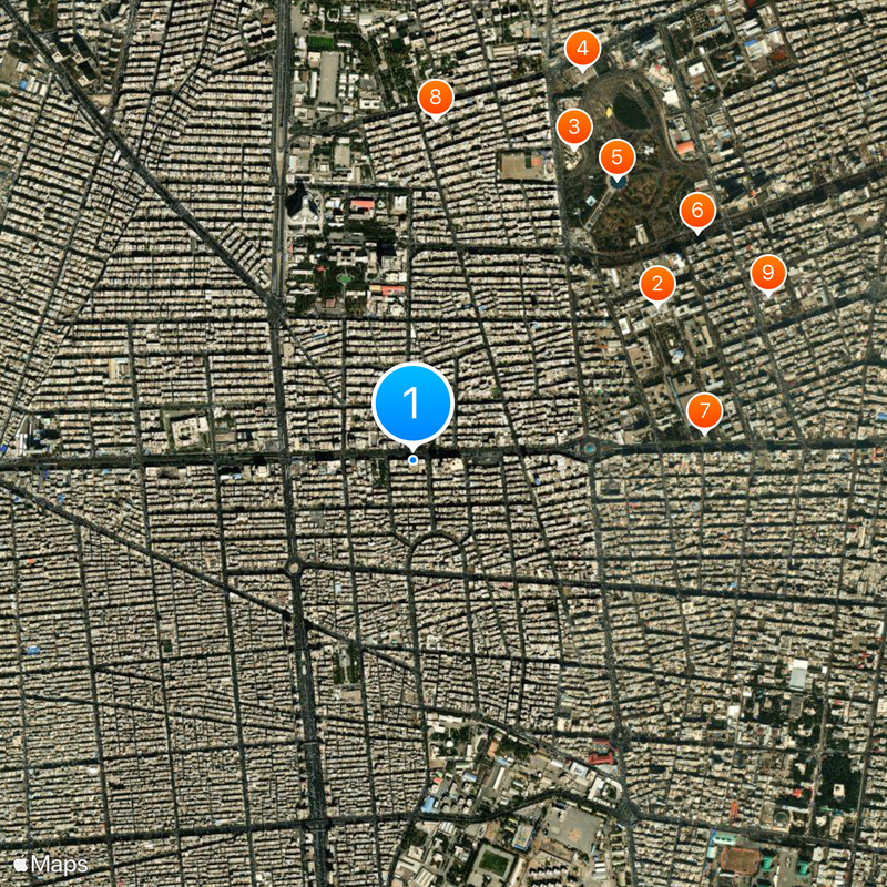 Islamic Azad University Map