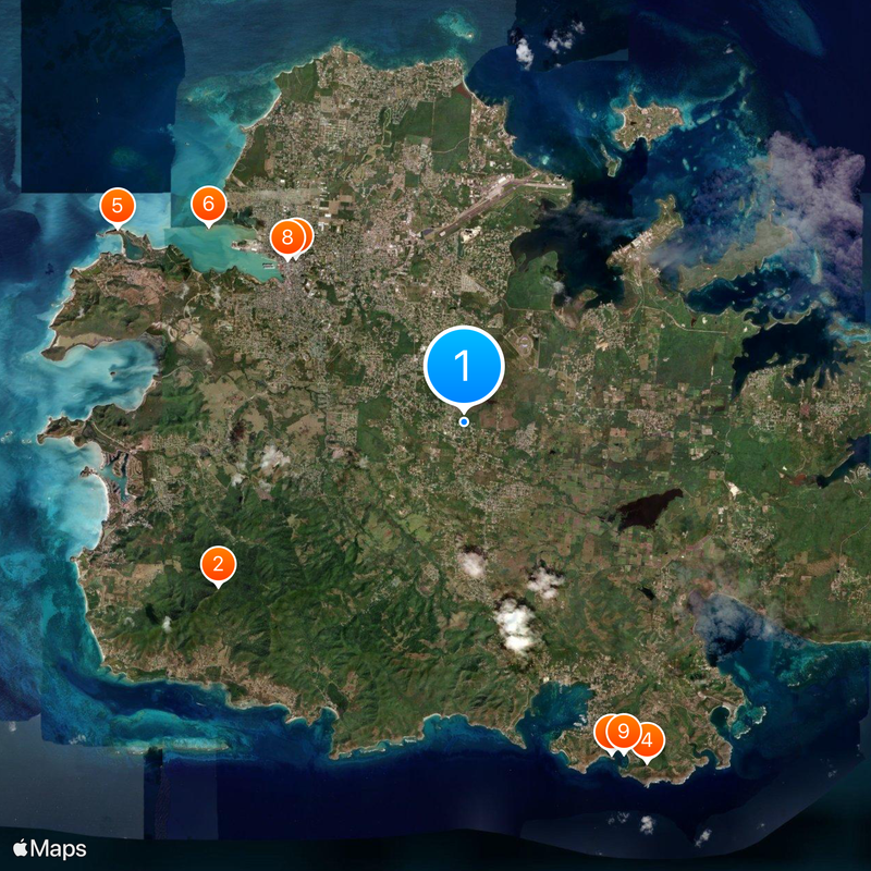 Leeward Islands Map