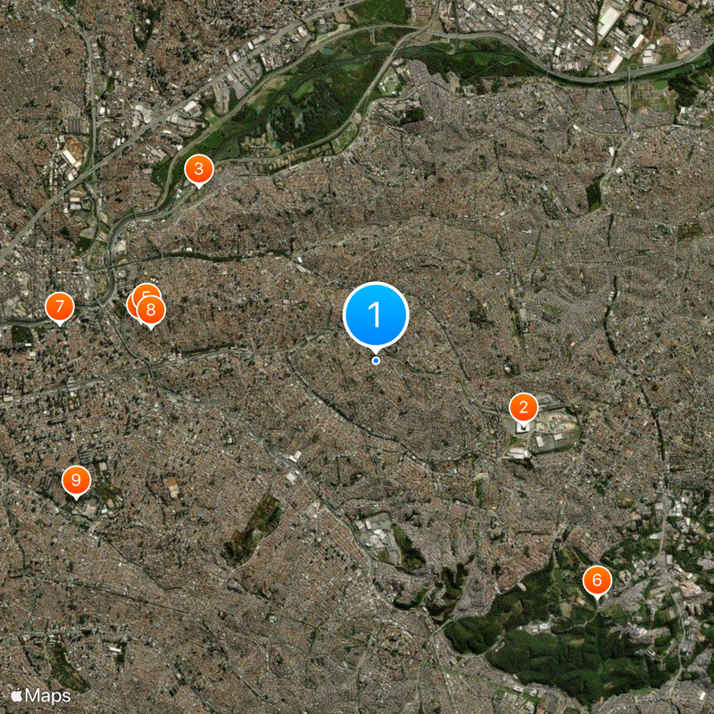 East Zone of São Paulo Map