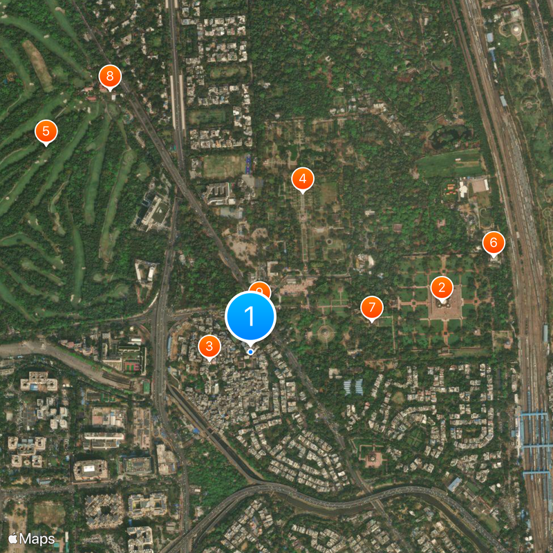 Nizamuddin Markaz Masjeed Map