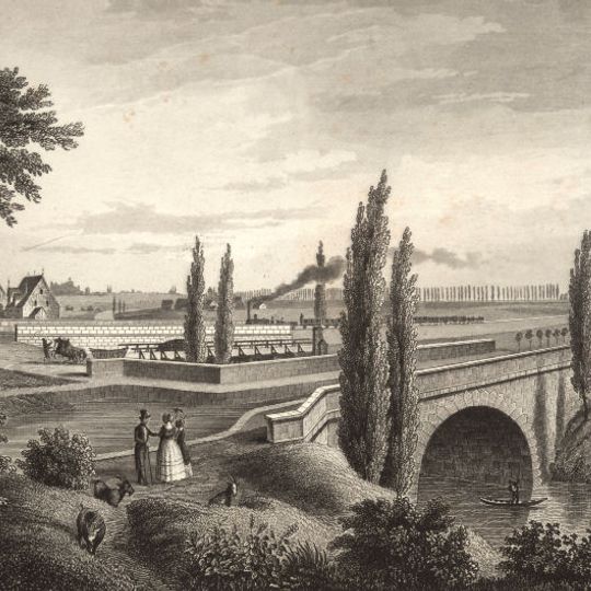 Ehemaliger Brückkanal über die Pegnitz in Nürnberg