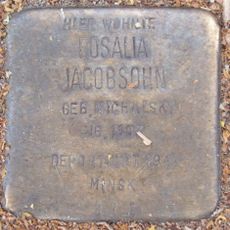 Stolperstein dedicated to Rosalia Jacobsohn