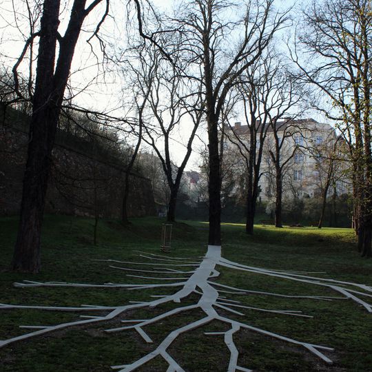 Max van der Stoel monument in Prague