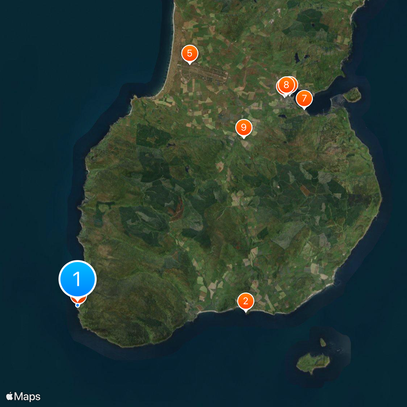 Mull of Kintyre Mapa