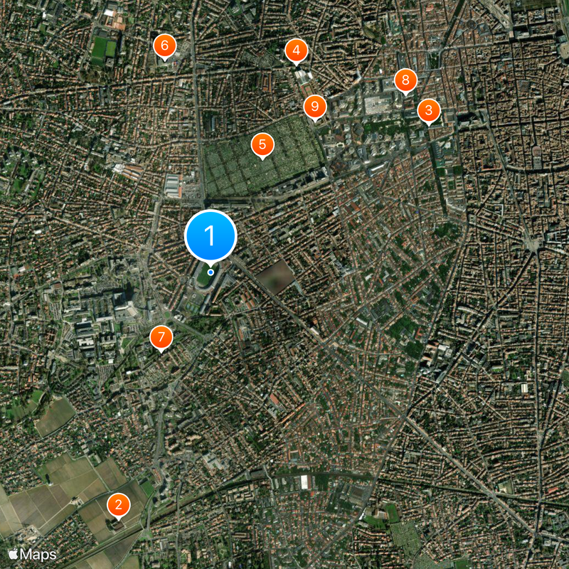 Stade Chaban-Delmas Carte