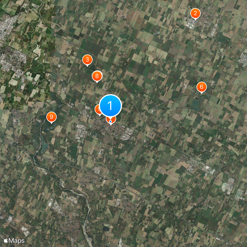 Castelfranco Emilia Map