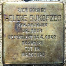 Stolperstein en memoria de Helene Bukofzer