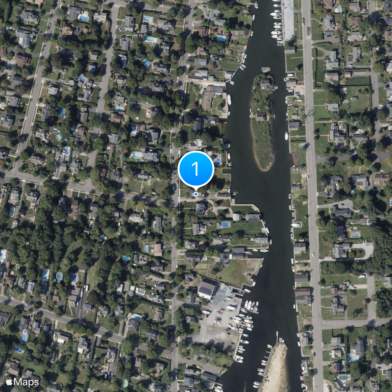 Amityville affair Map