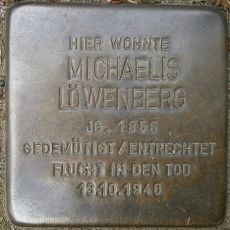 Stolperstein en memoria de Michaelis Löwenberg