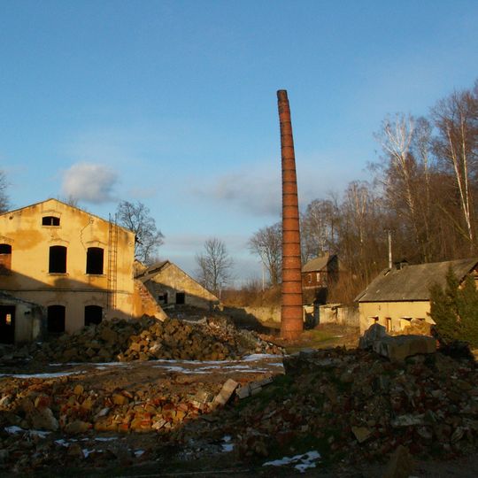 Post-industrial area in Doły Biskupie