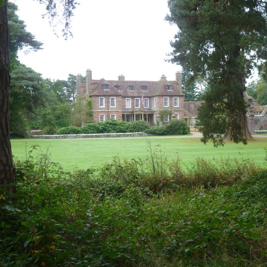 Groombridge Place Moat, Walls and Bridge including the West Gateway and Cottage on the North Bridge