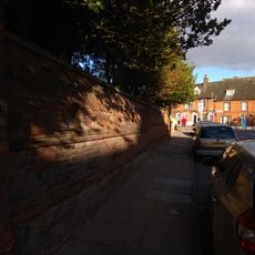 Brick Wall To St Margaret's Churchyard