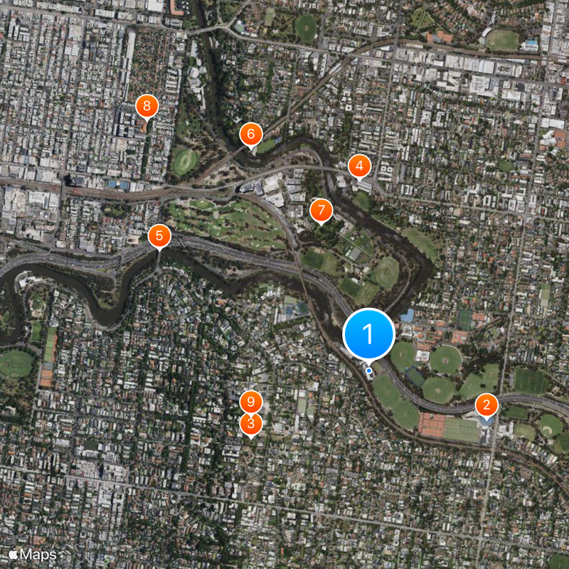 St Kevin's College Map