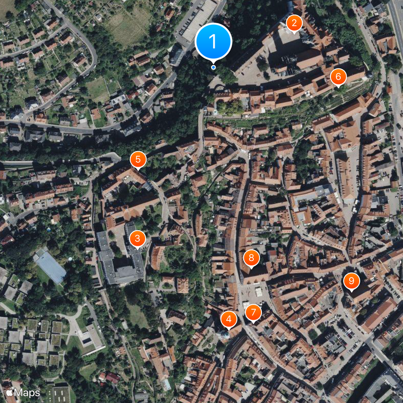 Meißen Domplatz 1 Kornhaus Mappa