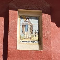 Ceramic panel of Saint Theodore the Monk