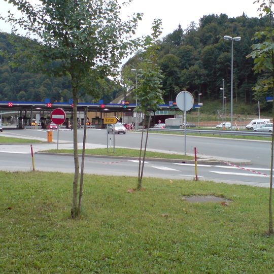 Confine tra la Croazia e la Slovenia