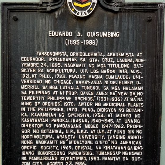 Eduardo A. Quisumbing historical marker