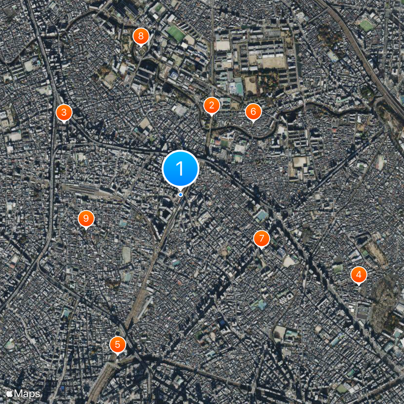 Itabashi Station Map