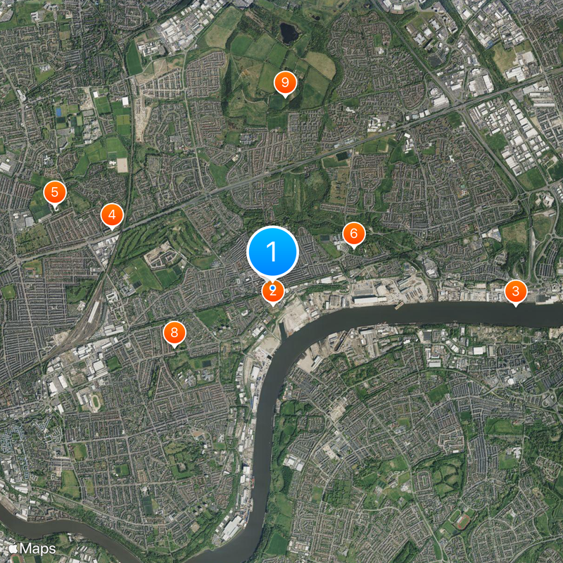 Wallsend Map