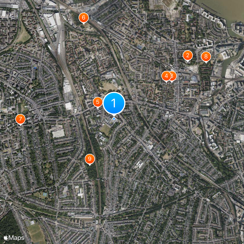 Goldsmiths, University of London Map