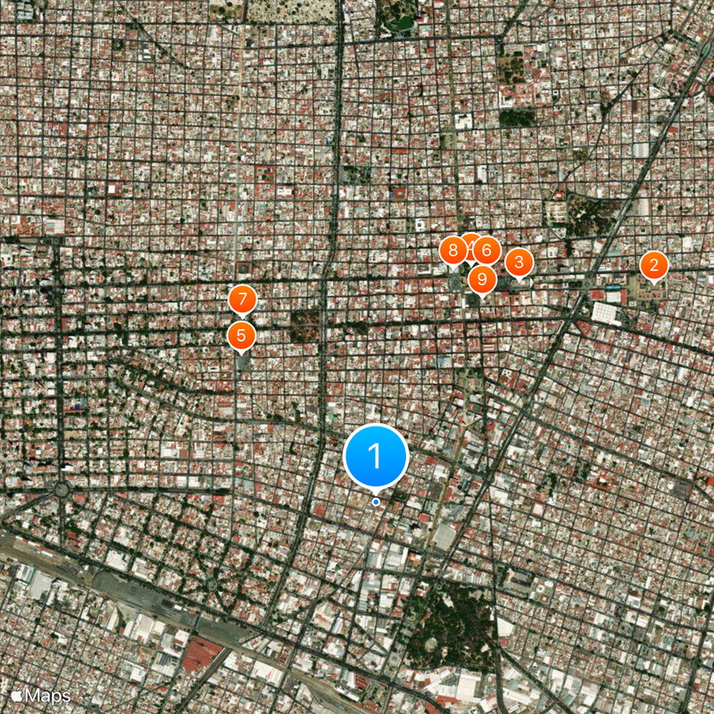 Guadalajara metropolitan area Mappa