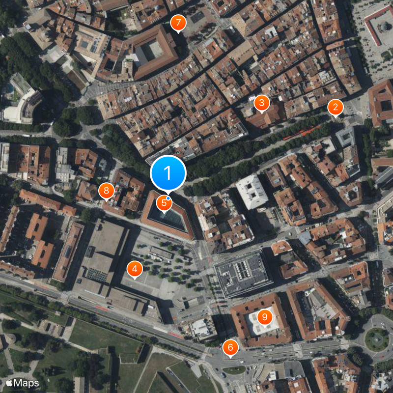 Parlamento de Navarra Karte