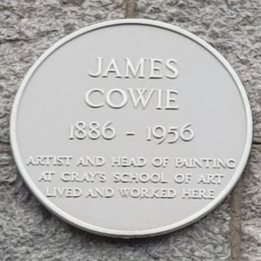 Commemorative plaque to James Cowie