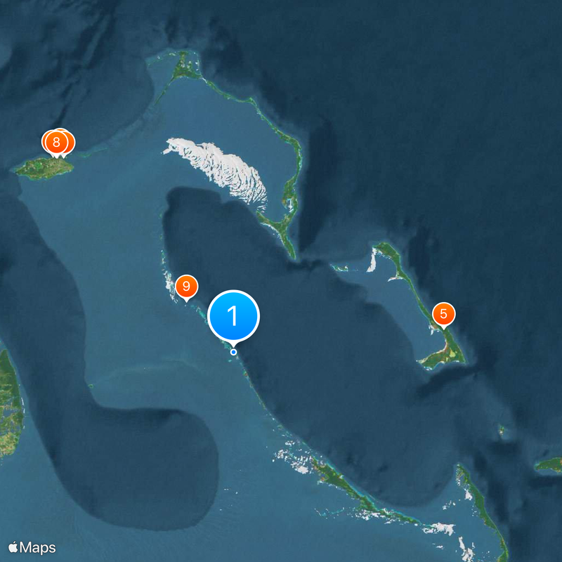 Pig Beach Map