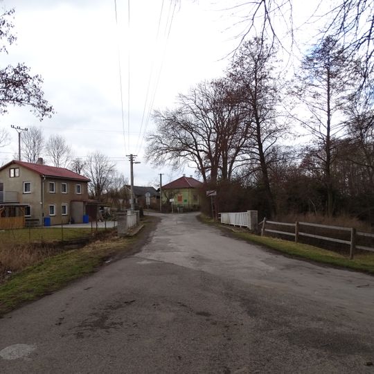Bridge over the Červený potok nearby Mrtník