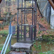 Transporter bridge near Hamrštejn