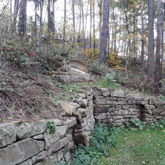 Socha "Probuzený anděl" na cestě andělů u Nečtin