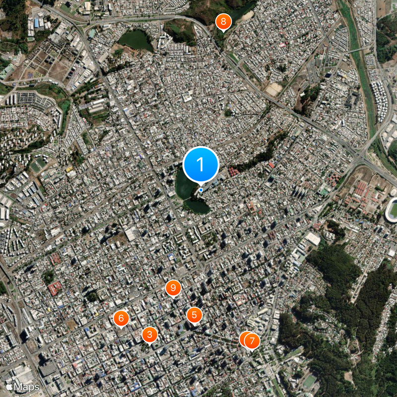 Universidad San Sebastián Mapa