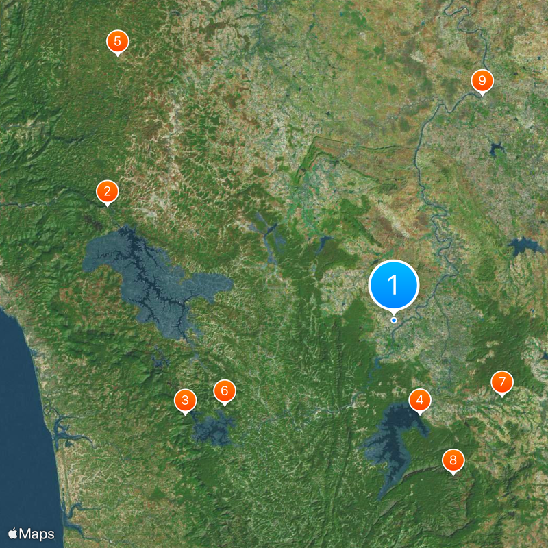 Shimoga district Map