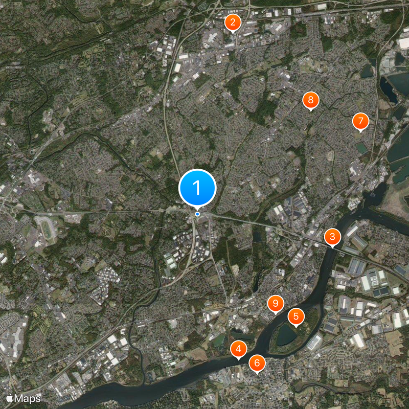 Pennsylvania Turnpike/Interstate 95 Interchange Project Map