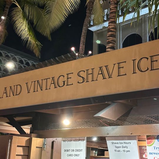 Island Vintage Shave Ice