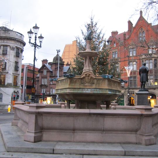 Jubilee Fountain, Albert Square, Manchester