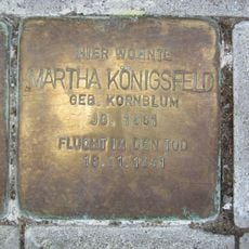Stolperstein em memória de Martha Königsfeld